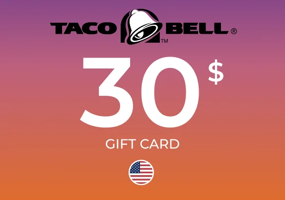Taco Bell Gift Card 30 USD