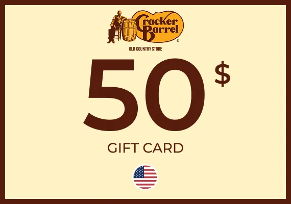 Cracker Barrel Gift Card 50 USD