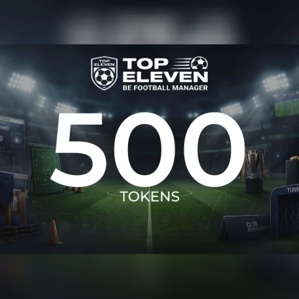 Top Eleven Be Football Manager - 500 Tokens Direct Top-Up - GLOBAL