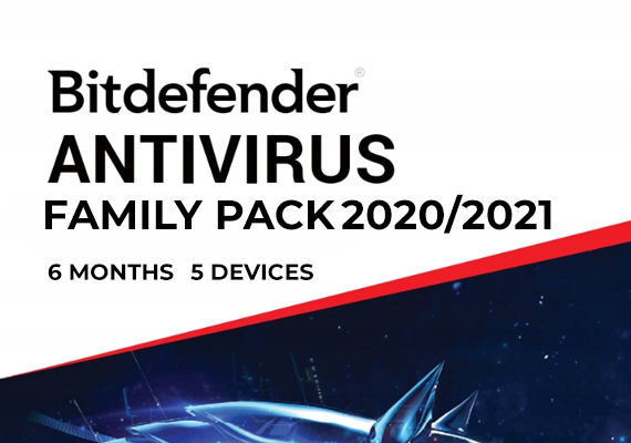 Bitdefender Family Pack 2020 2021 6 Months 5 Devices