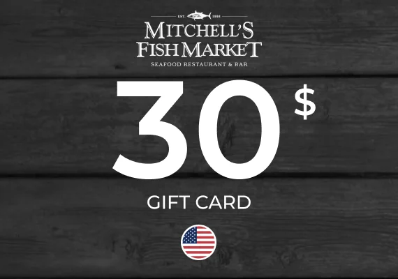 Mitchell's Fish Market Gift Card 30 USD
