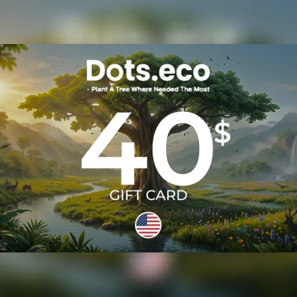 Dots.eco - Plant a tree where needed the most Gift Card 40 USD Key - UNITED STATES