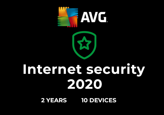 AVG Internet Security 2020 2 Years 10 Devices AVG Internet Security 2020 2 Years 10 Devices