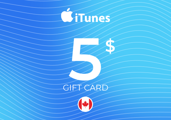 Buy Apple iTunes Gift Card 5 CAD iTunes CANADA - Cheap - !