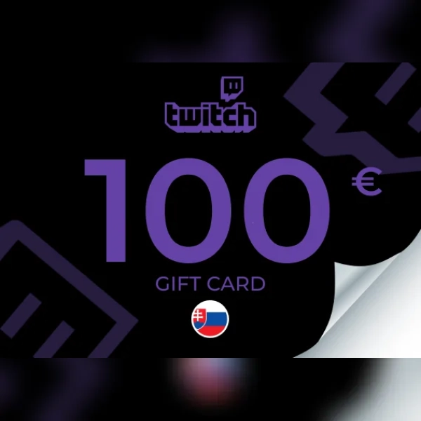 Twitch Gift Card 100 EUR Key - SLOVAKIA
