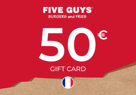 Five Guys Gift Card 50 EUR
