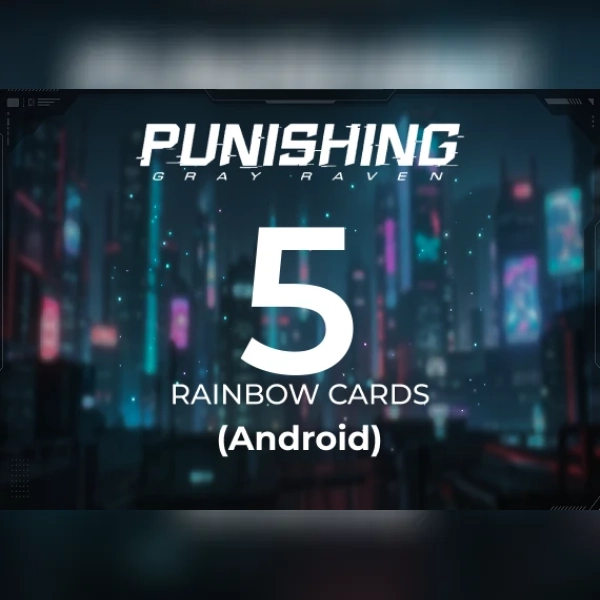 Punishing Gray Raven - 5 Rainbow Cards (Android) Direct Top-Up - GLOBAL