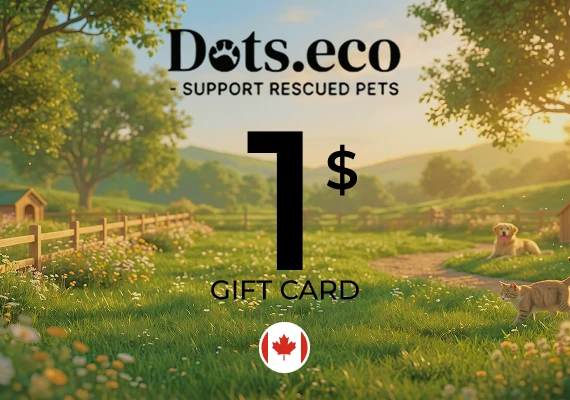 Dots.eco - Support Rescued Pets Gift Card 1 CAD