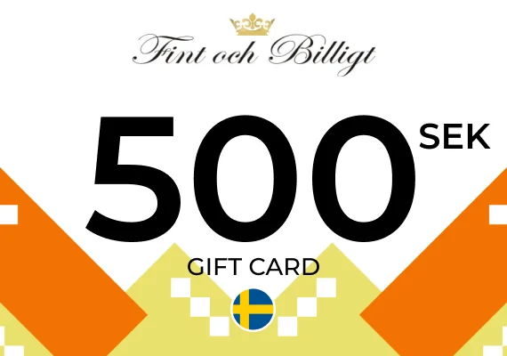 Fint och Billigt Gift Card 500 SEK 