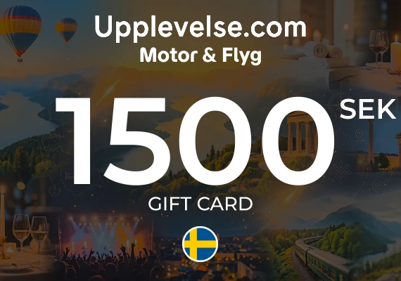 Motor & Flyg - Upplevelse.com Gift Card 1500 SEK