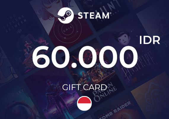 Steam Wallet Gift Card 60.000 IDR Key - INDONESIA