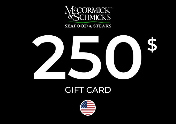 McCormick & Schmick's Gift Card 250 USD