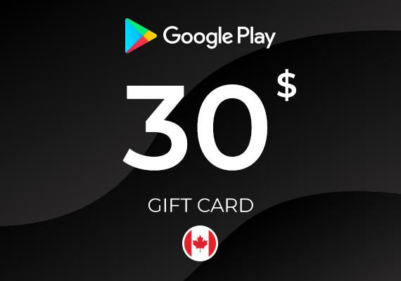 Google Play Gift Card 30 CAD