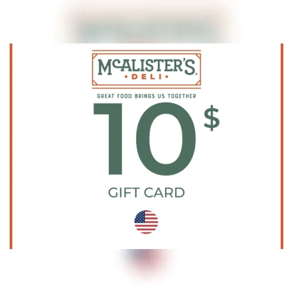 McAlister’s Gift Card 10 USD Key - UNITED STATES