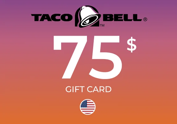 Taco Bell Gift Card 75 USD Key - UNITED STATES