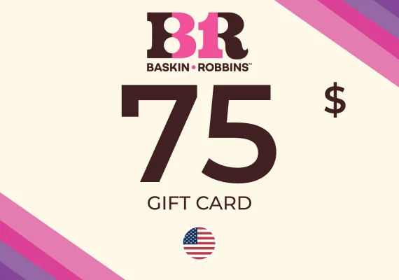 Baskin-Robbins Gift Card 75 USD