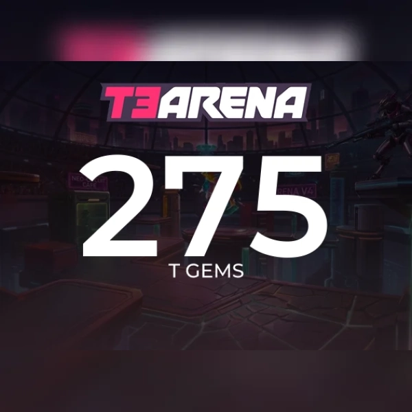 T3 Arena - 275 T Gems Direct Top-Up - GLOBAL
