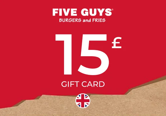 Five Guys Gift Card 15 GBP