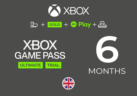 Xbox Game Pass Ultimate - 6 Months Trial