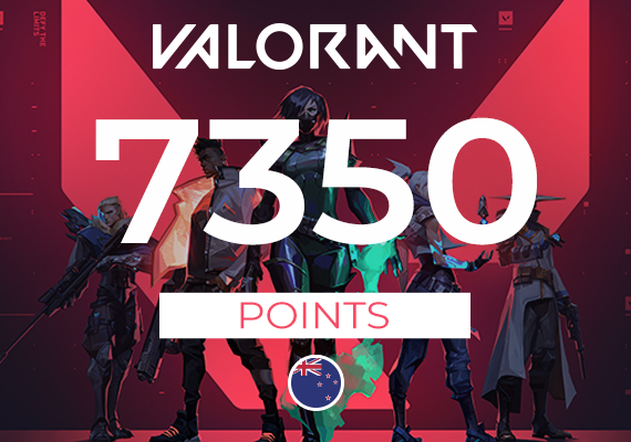 VALORANT Gift Card - 7350 Valorant Points Key - NEW ZEALAND