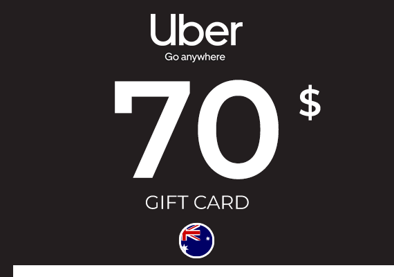 Uber Gift Card 70 AUD Uber Gift Card 70 AUD