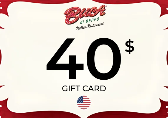 Buca di Beppo Gift Card 40 USD