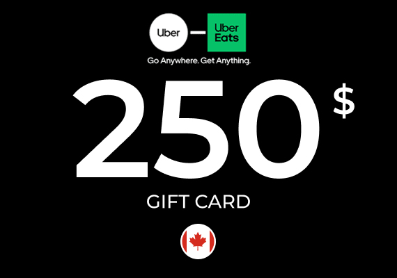 Uber Eats Gift Card 250 CAD