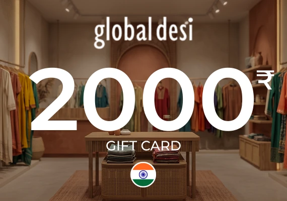 Global Desi Gift Card 2000 INR