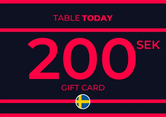 TableToday Gift Card 200 SEK