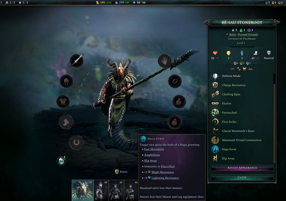 Craft unique followers by blending physical traits, social skills, and magic.