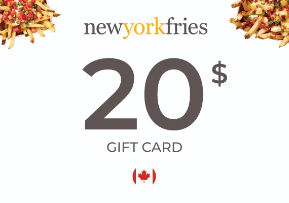 New York Fries Gift Card 20 CAD