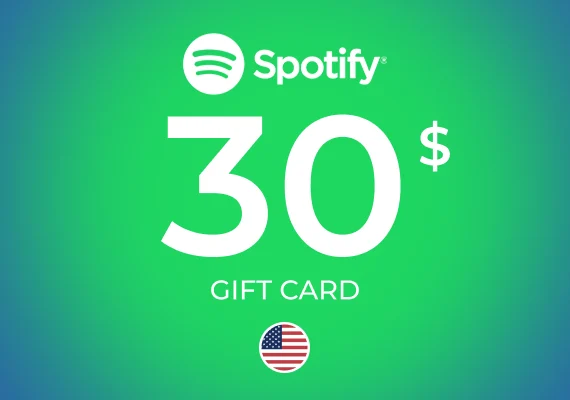 Spotify Gift Card 30 USD Spotify Gift Card 30 USD
