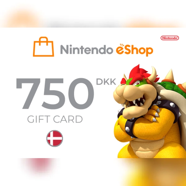 Nintendo eShop Card 750 DKK Key - DENMARK