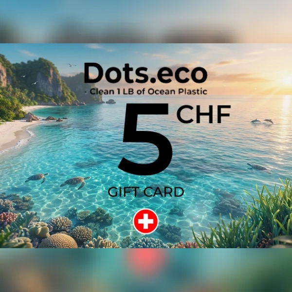 Dots.eco - Clean 1 LB of Ocean Plastic Gift Card 5 CHF Key - SWITZERLAND