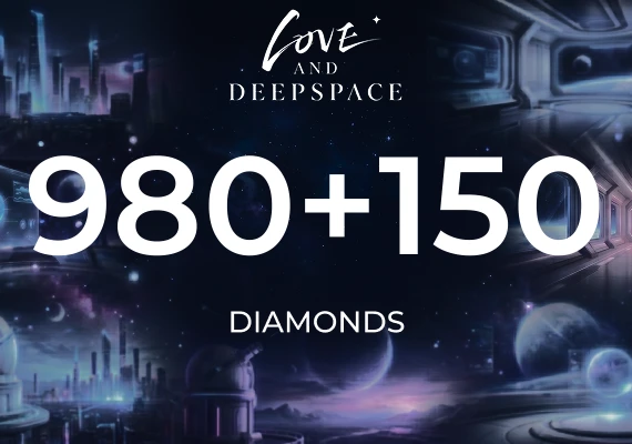 Love and Deepspace - 980 Crystals+150 Diamonds 
