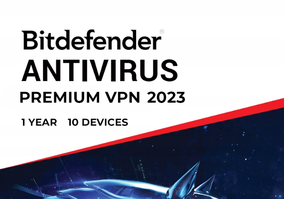 Bitdefender Premium VPN 2023 1 Year 10 Device