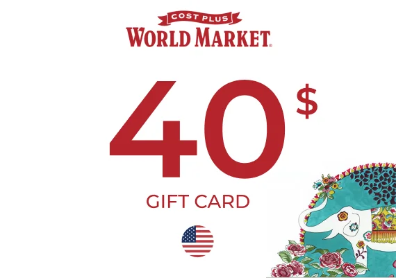 Cost Plus World Market Gift Card 40 USD