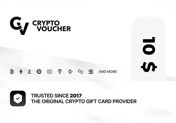 Crypto Voucher Bitcoin Gift Card 10 USD