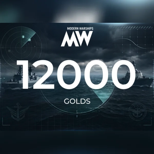 Modern Warships - 12000 Gold Direct Top-Up - GLOBAL