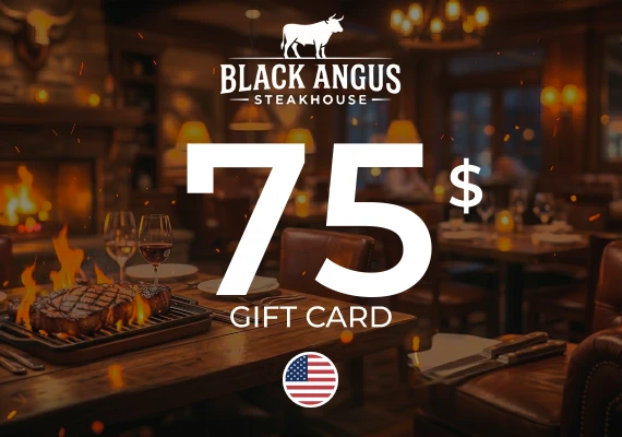 Black Angus Gift Card 75 USD 