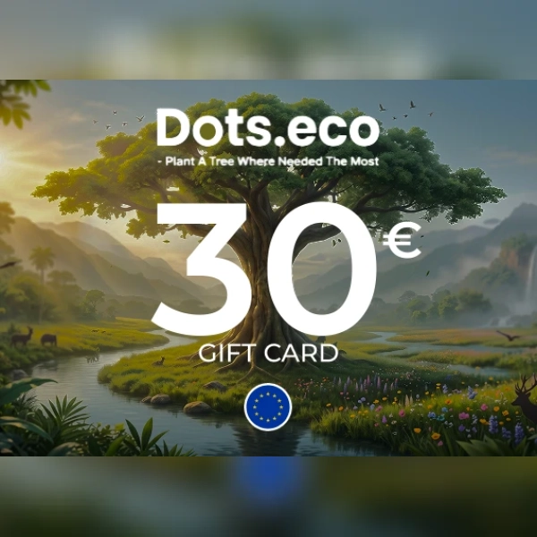 Dots.eco - Plant a tree where needed the most Gift Card 30 EUR Key - EU