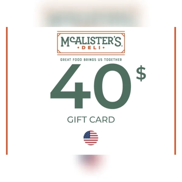 McAlister’s Gift Card 40 USD Key - UNITED STATES
