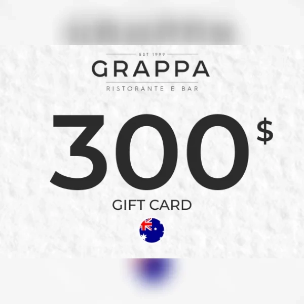 Grappa Ristorante & Bar Gift Card 300 AUD Key - AUSTRALIA