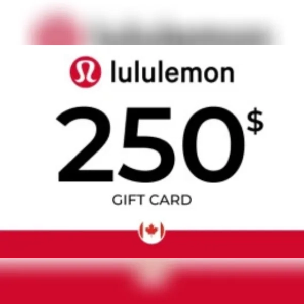 lululemon Gift Card 250 CAD Key - CANADA