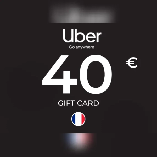 Uber Gift Card 40 EUR Key - FRANCE