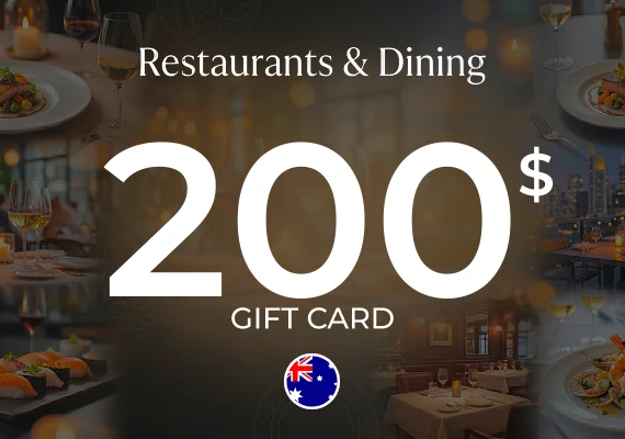 Restaurants & Dining Gift Card 200 AUD