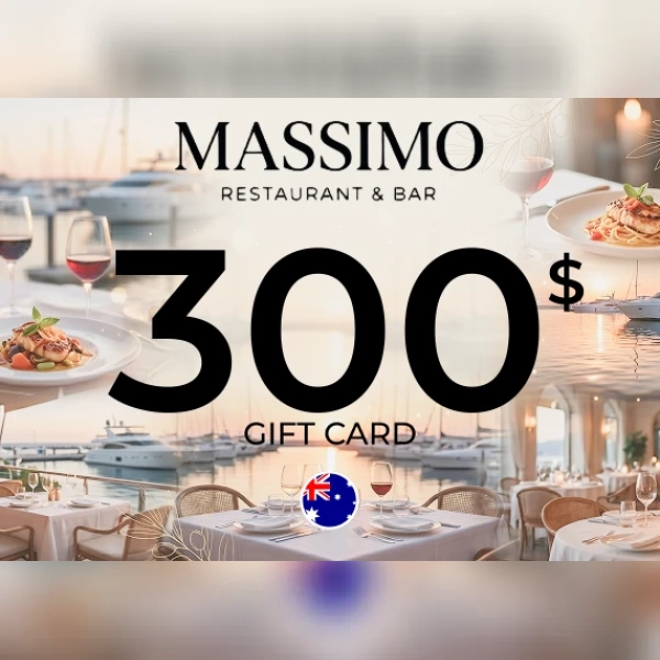 Massimo Restaurant & Bar Gift Card 300 AUD Key - AUSTRALIA