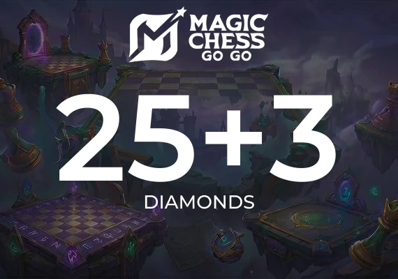 Magic Chess: Go Go - 25 + 3 Diamonds