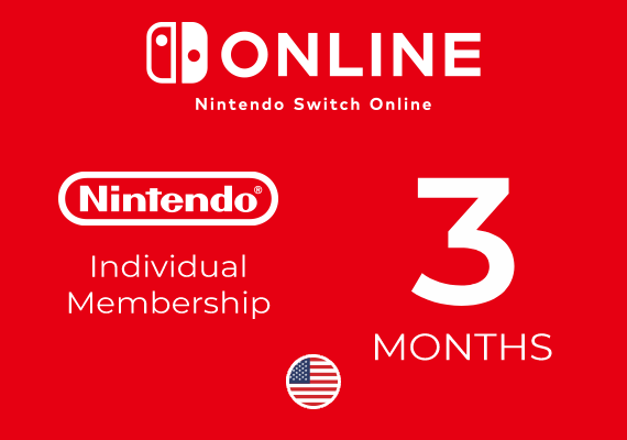 Nintendo Switch Online Individual Membership 3 Months Key - UNITED STATES