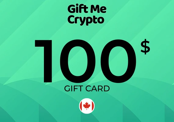 Gift Me Crypto Gift Card 100 CAD
